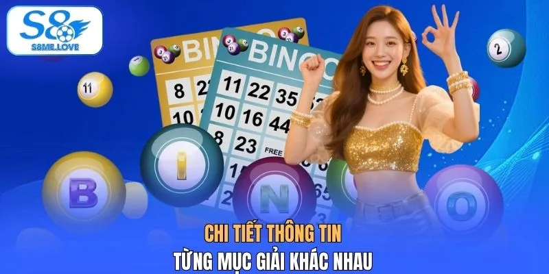 Chi tiết thông tin từng mục giải khác nhau