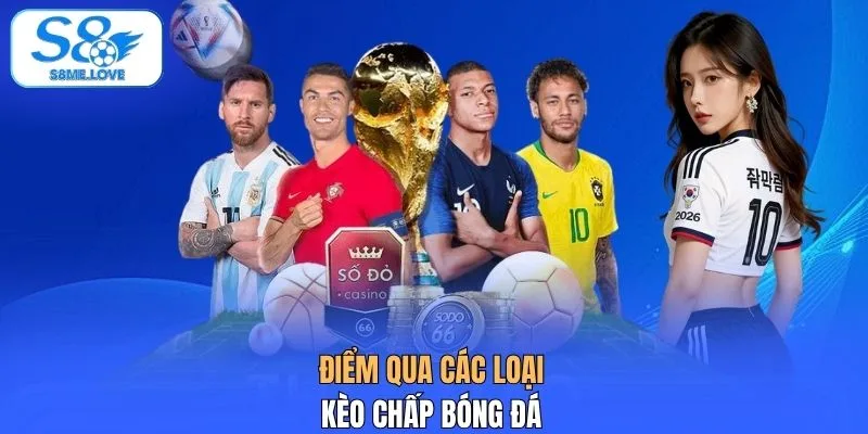 Điểm qua các loại kèo chấp bóng đá